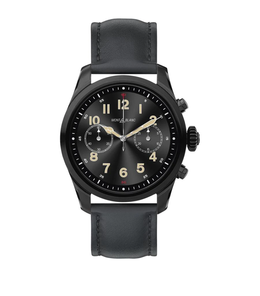 商品MontBlanc|Stainless Steel Summit 2 Smartwatch 43.5mm,价格¥7427,第1张图片