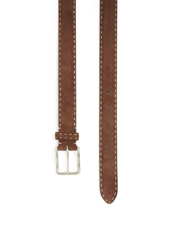 商品Saks Fifth Avenue|COLLECTION Contrast Stitch Suede Belt,价格¥503,第3张图片详细描述