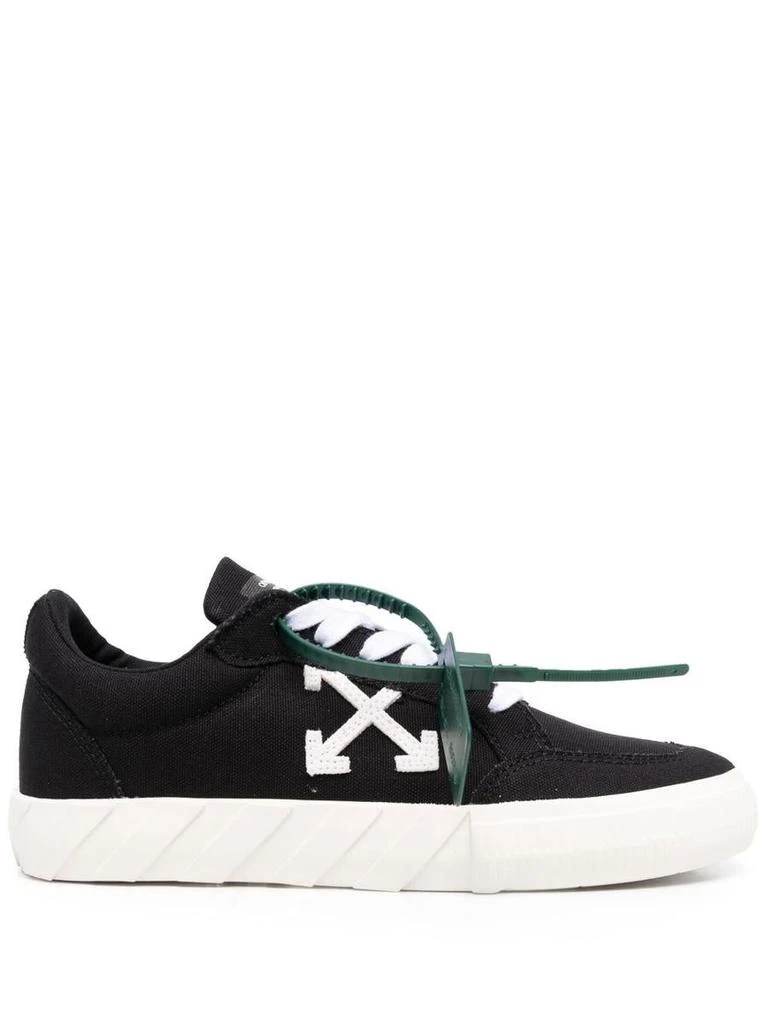 商品Off-White|OFF-WHITE Low Vulcanized canvas sneakers,价格¥1858,第1张图片