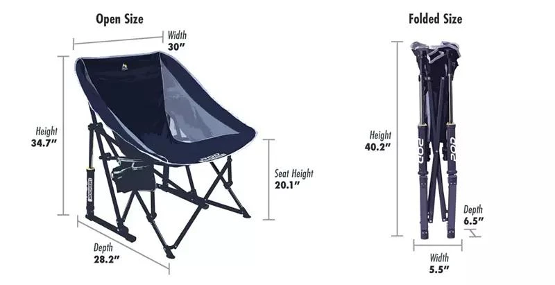 商品GCI Outdoor|GCI Outdoor Pod Rocker Chair,价格¥577,第5张图片详细描述