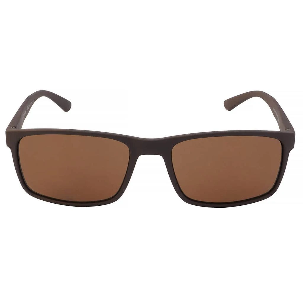 商品Calvin Klein|Calvin Klein Brown Rectangular Mens Sunglasses CK21508S 210 57,价格¥211,第2张图片详细描述