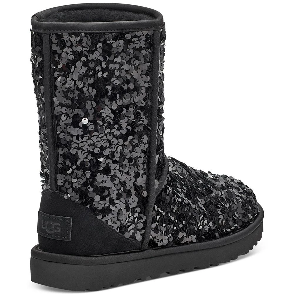 商品UGG|Women's Classic Short Chunky Sequin Booties,价格¥677,第3张图片详细描述