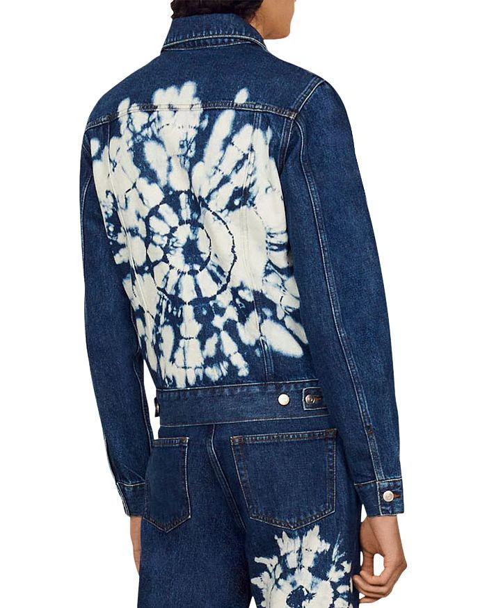 商品Sandro|Tie Dyed Back Denim Trucker Jacket,价格¥1373,第2张图片详细描述