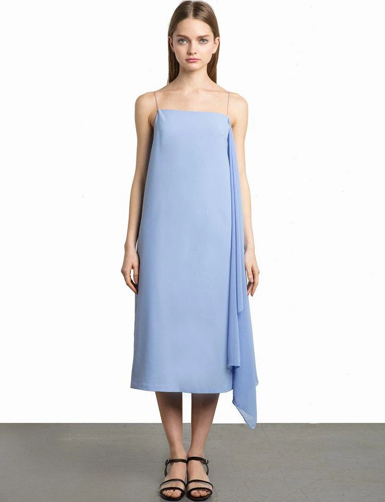 商品Pixie Market|Violet Ruffled Side Midi Dress,价格¥303,第3张图片详细描述