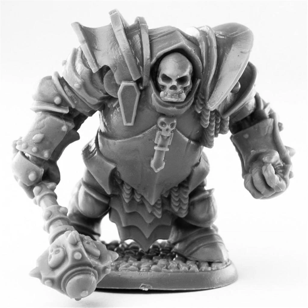 商品Reaper Miniatures|Bones Black-Maggotcrown Ogre Juggernaut Miniature,价格¥109,第1张图片