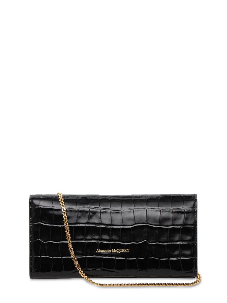 商品Alexander McQueen|Printed Coco Wallet Chain Bag,价格¥6219,第5张图片详细描述