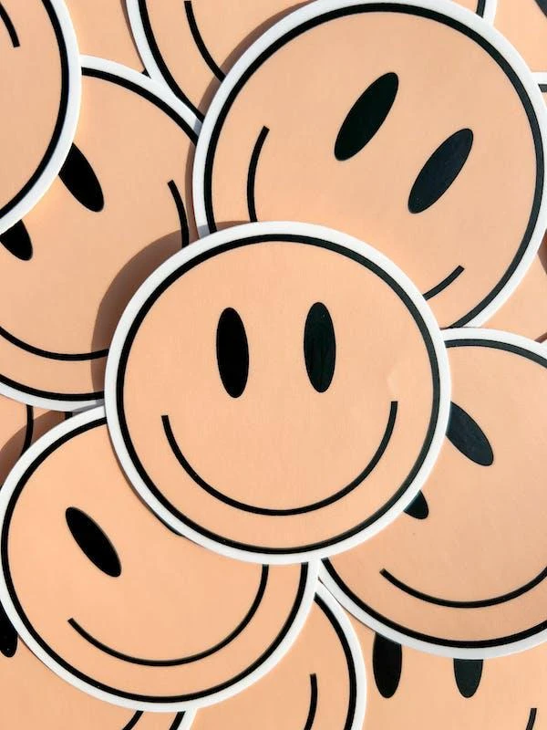 商品Mosaic The Label|Mixed Smiley Face Large Sticker SHADE: A,价格¥46,第1张图片