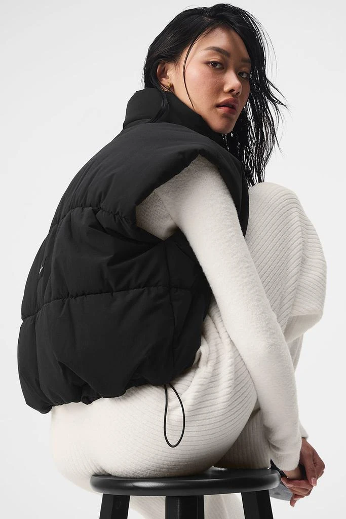 商品Alo|Incline Puffer Vest - Black,价格¥1505,第3张图片详细描述