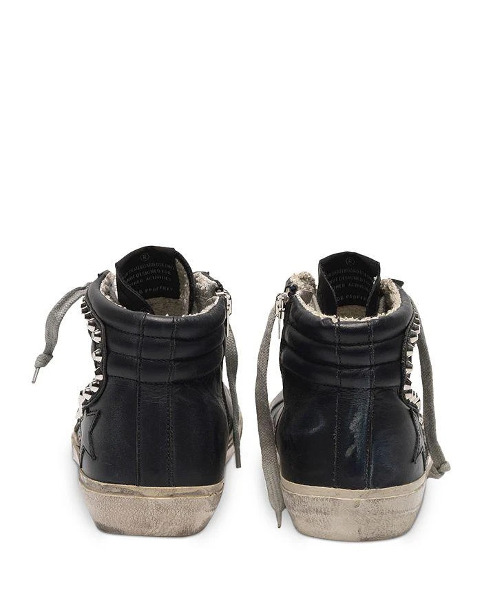 商品Golden Goose|Women's Slide Classic Leather Sneakers,价格¥5159,第3张图片详细描述