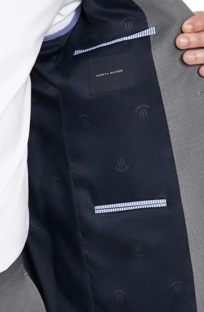 商品Tommy Hilfiger|Tommy Sharkskin Two Button Notch Lapel Wool Blend Suit Separates Jacket,价格¥1491,第3张图片详细描述