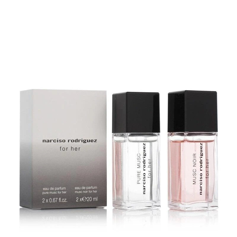 商品Narciso Rodriguez|Narciso Rodriguez 纳西索/纳西素 女士香水套装 深邃迷情EDP20ML+纯粹迷情(精纯麝香)EDP20ML,价格¥603,第1张图片