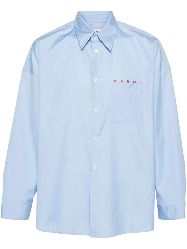 商品Marni|Blue Cotton Shirt,价格¥3438,第1张图片