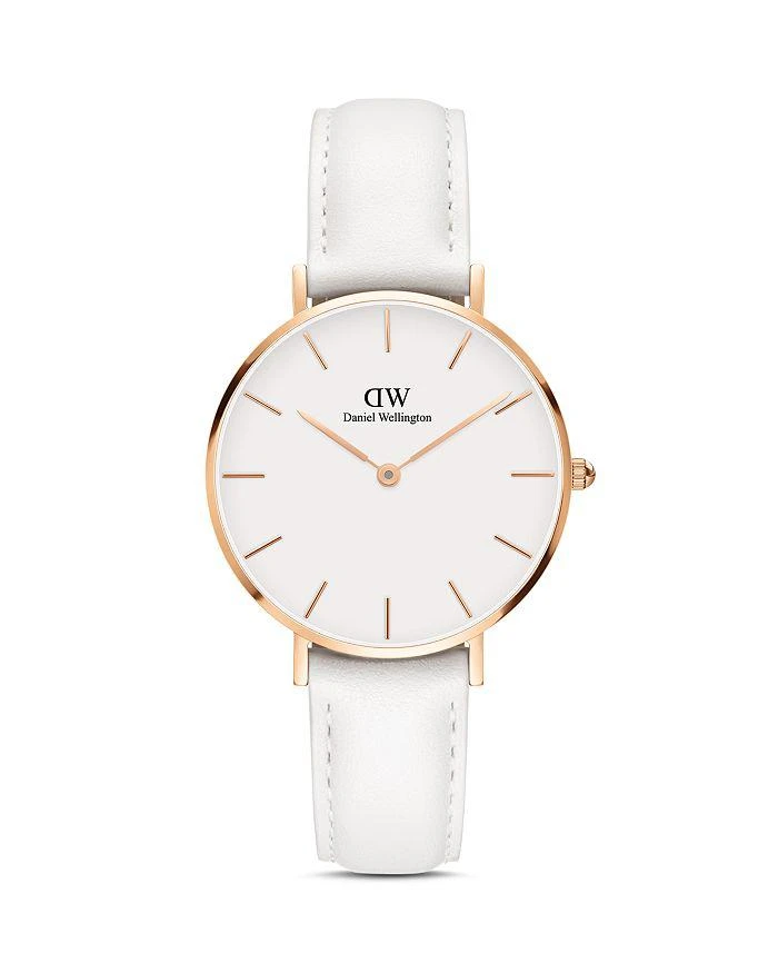 商品Daniel Wellington|Bondi 纯白&玫瑰金腕表, 32mm,价格¥1338,第1张图片