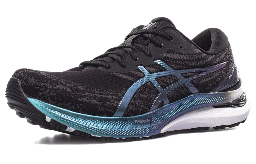 商品[国内直发] Asics|GEL-KAYANO 29 缓震保护 舒适 织物耐磨透气 低帮 马拉松跑步鞋 男款 黑色,价格¥1447,第4张图片详细描述