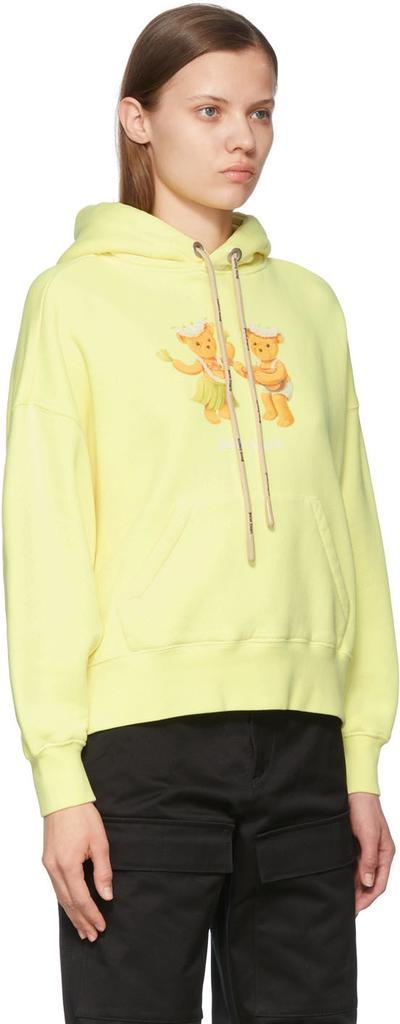 商品Palm Angels|Yellow Cotton Hoodie,价格¥5773,第4张图片详细描述