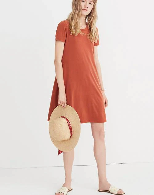 商品Madewell|Sandwashed Swingy T恤连衣裙,价格¥476,第2张图片详细描述