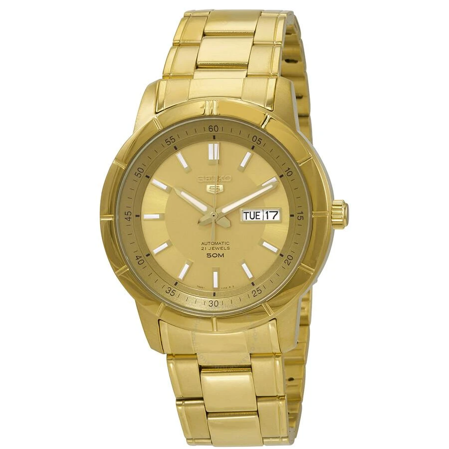 商品Seiko|5 Automatic Gold Dial Men's Watch SNKN62,价格¥1252,第1张图片