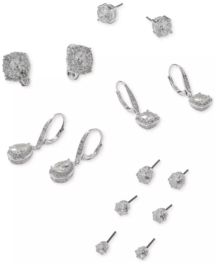 商品Anne Klein|Crystal Stud E-Z Comfort Clip-on Earrings,价格¥92,第3张图片详细描述