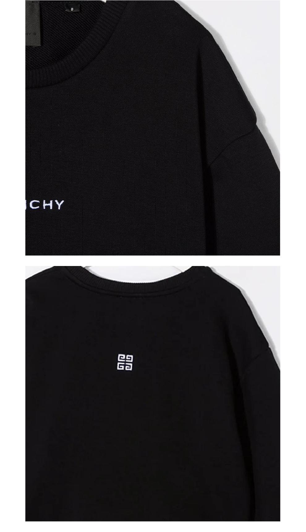 商品Givenchy|大童款 黑色logo印花圆领卫衣【香港仓极速发货】,价格¥1732,第7张图片详细描述