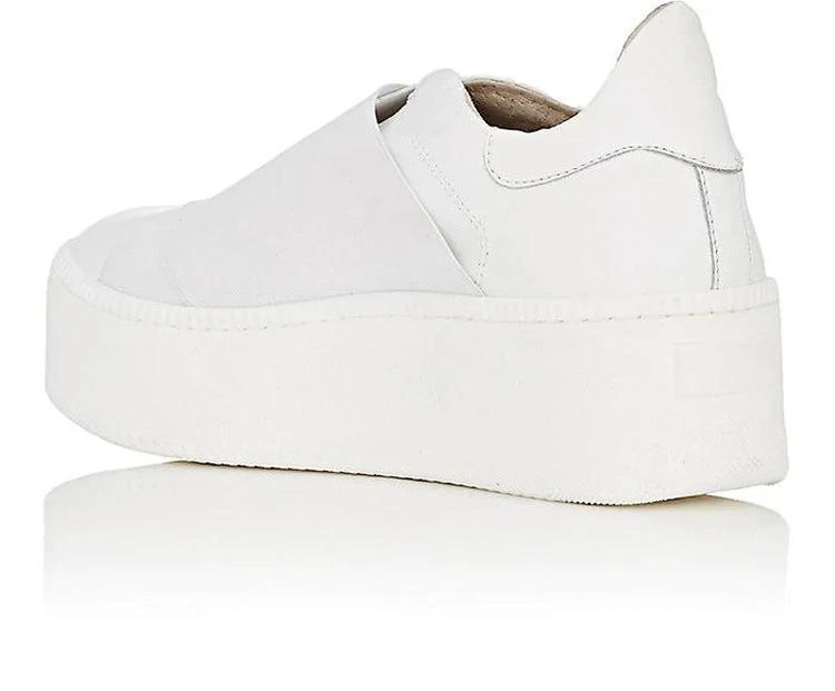 商品Barneys New York|Women's Leather Platform Slip-On Sneakers,价格¥670,第3张图片详细描述