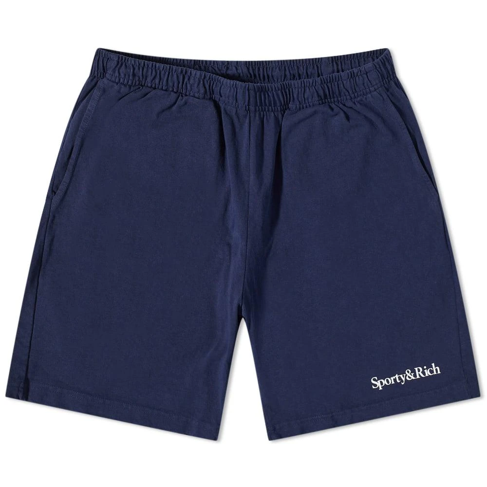 商品Sporty & Rich|Sporty & Rich Serif Gym Shorts,价格¥361,第1张图片