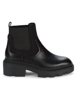 商品Ash|Mastro Leather Pull-On Combat Boots,价格¥241,第1张图片