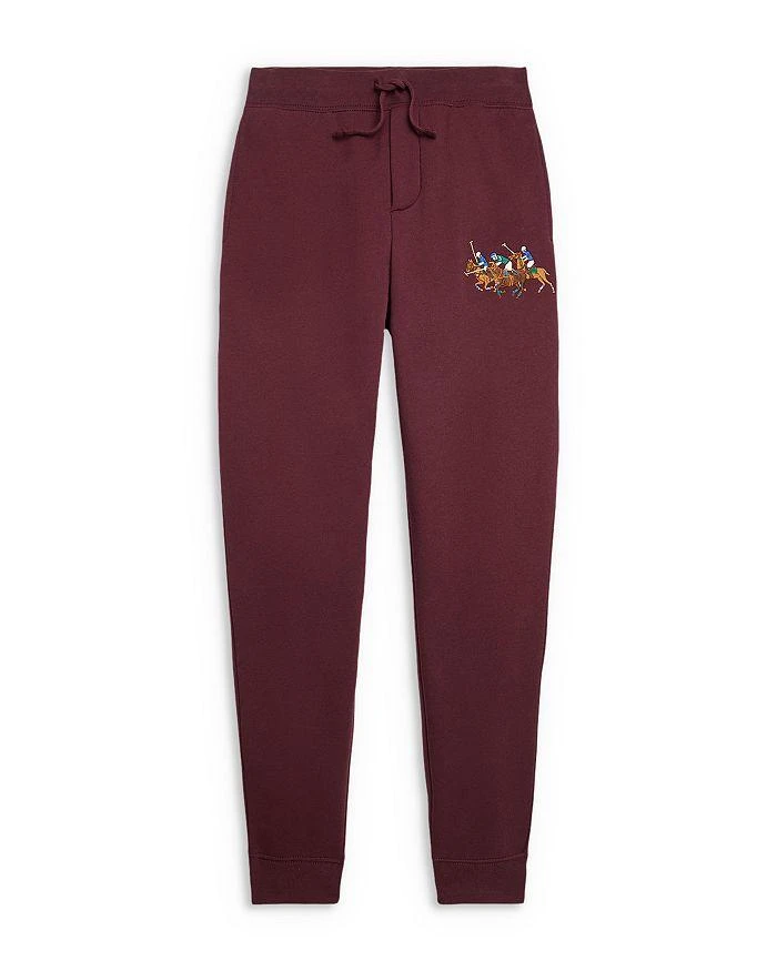 商品Ralph Lauren|Boys' Triple Pony Fleece Jogger Pants - Little Kid, Big Kid,价格¥235,第1张图片