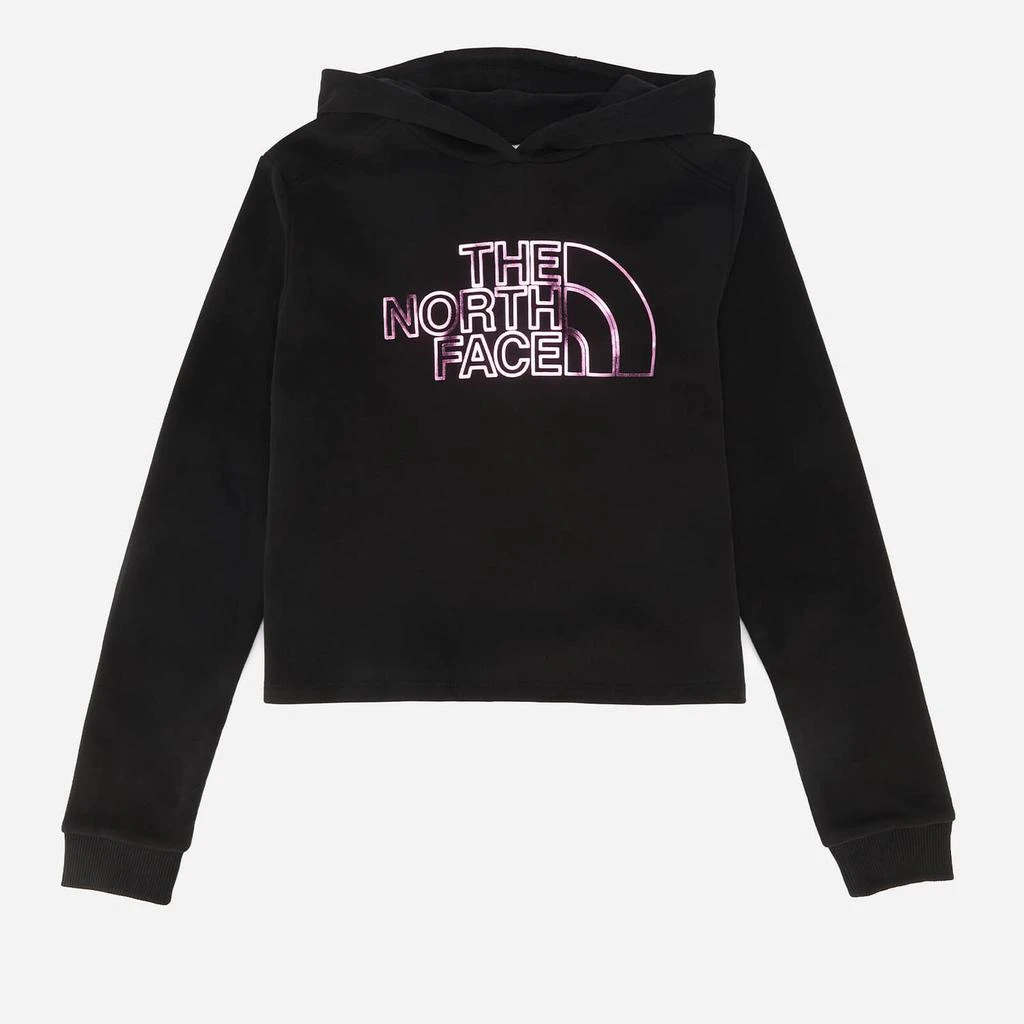 商品The North Face|The North Face Girls' Drew Peak Cropped Hoodie - Black,价格¥231,第1张图片