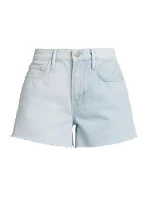 商品FRAME|Le Brigette Mid-Rise Two-Tone Denim Shorts,价格¥337,第1张图片