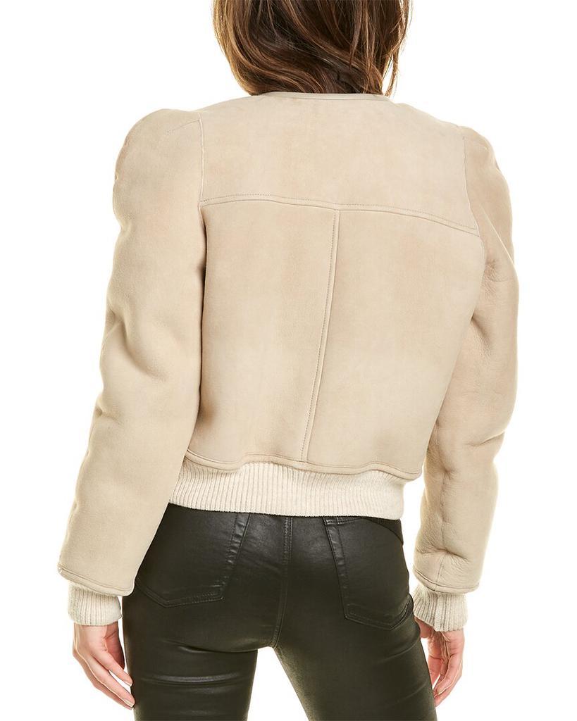 商品Isabel Marant|Isabel Marant Etoile Boden Wool-Trim Shearling Coat,价格¥5246,第4张图片详细描述