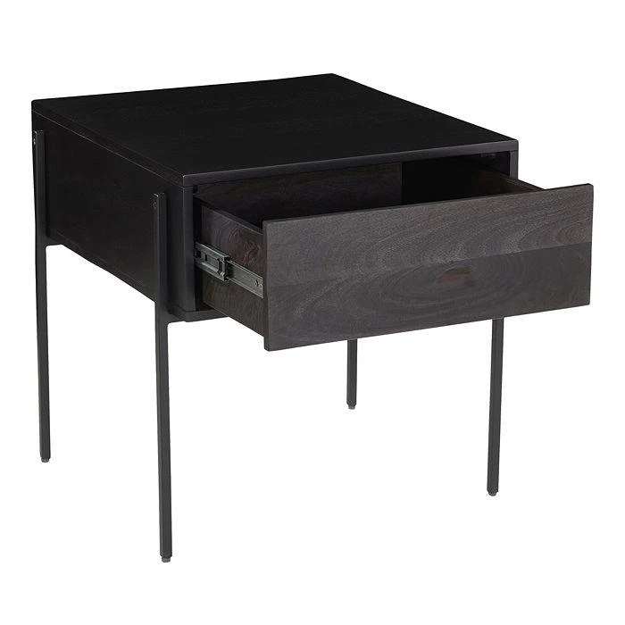 商品Sparrow & Wren|Tobin Side Table, Charcoal,价格¥4232,第3张图片详细描述