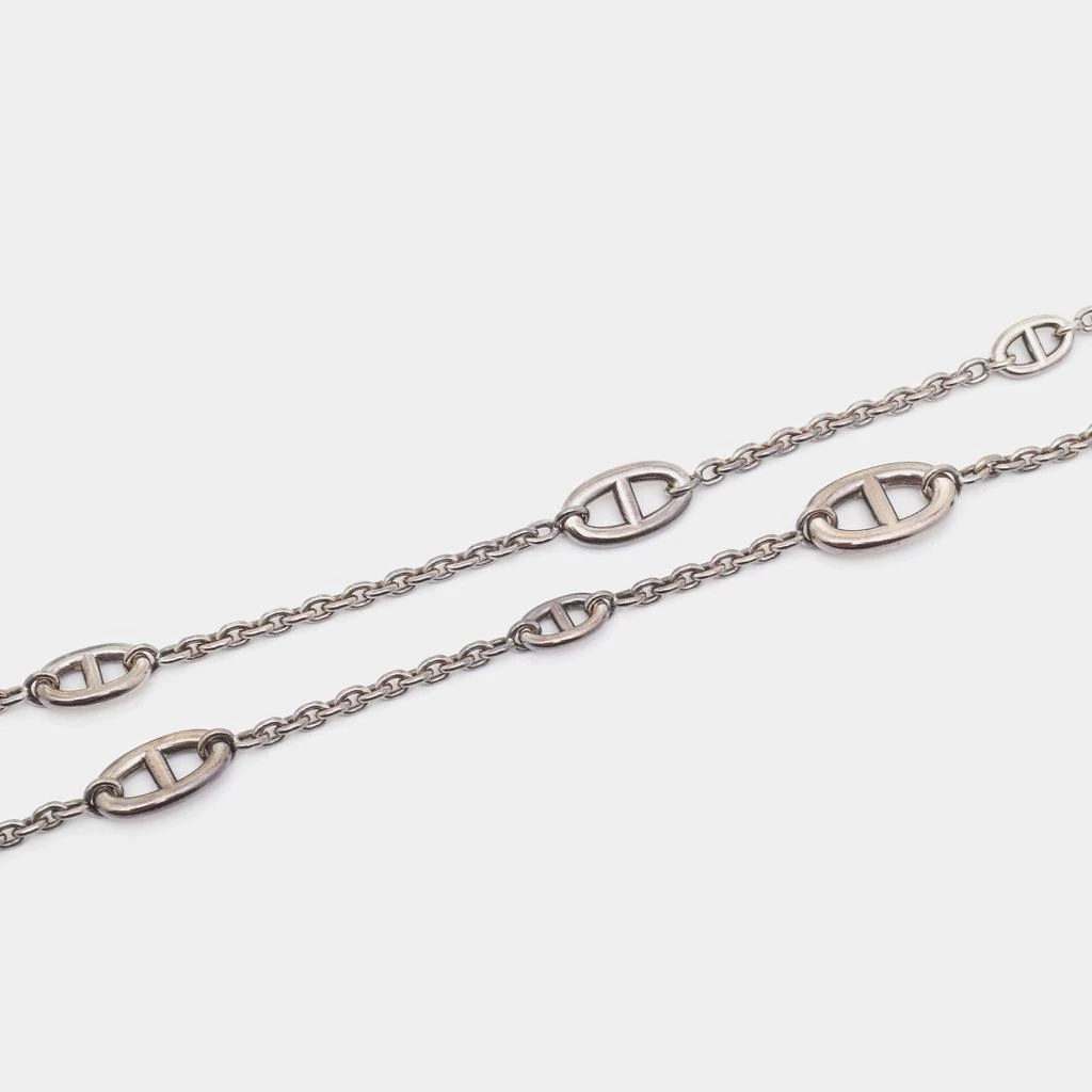 商品[二手商品] Hermes|Hermès Sterling Silver Farandole Long Toggle Necklace,价格¥6798,第3张图片详细描述