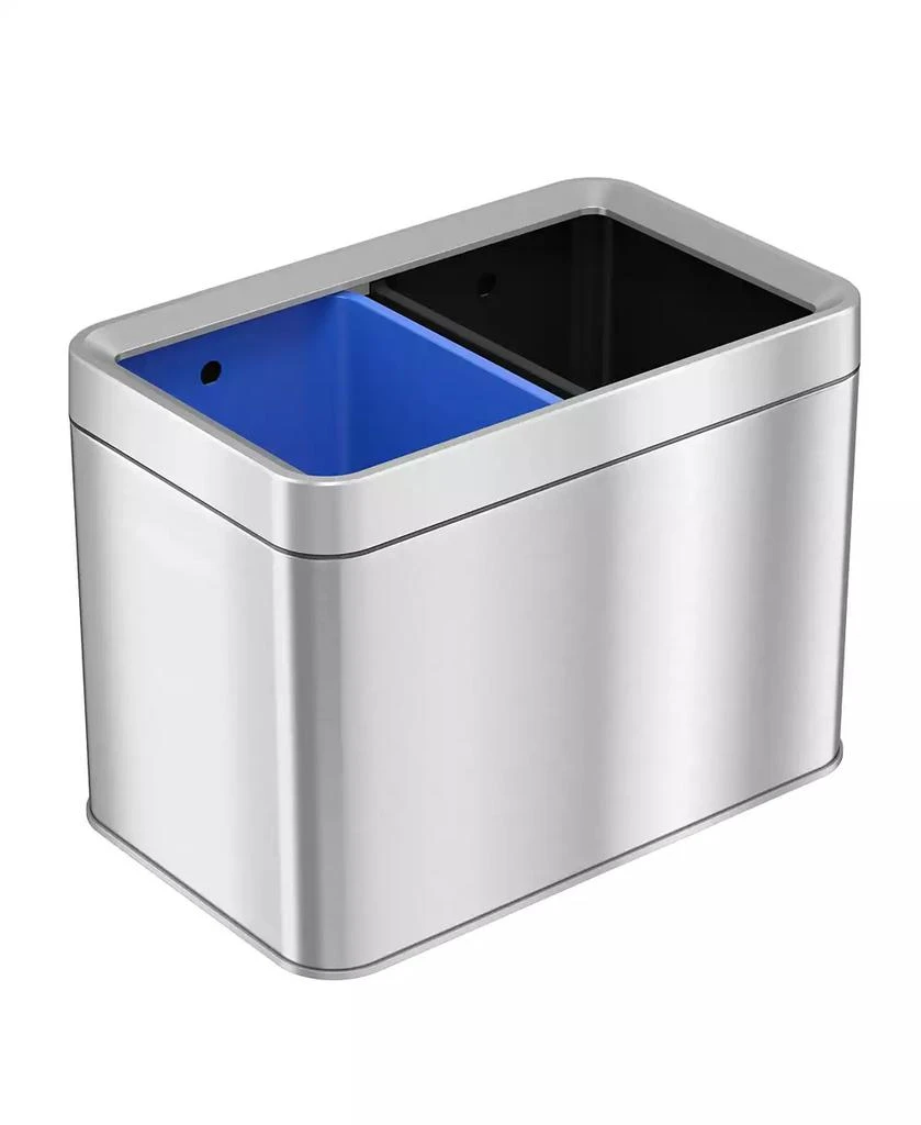 商品iTouchless Housewares & Products, Inc|iTouchless Dual-Compartment 5.3 Gallon / 20 liter Open-Top Trash Can,价格¥876,第1张图片