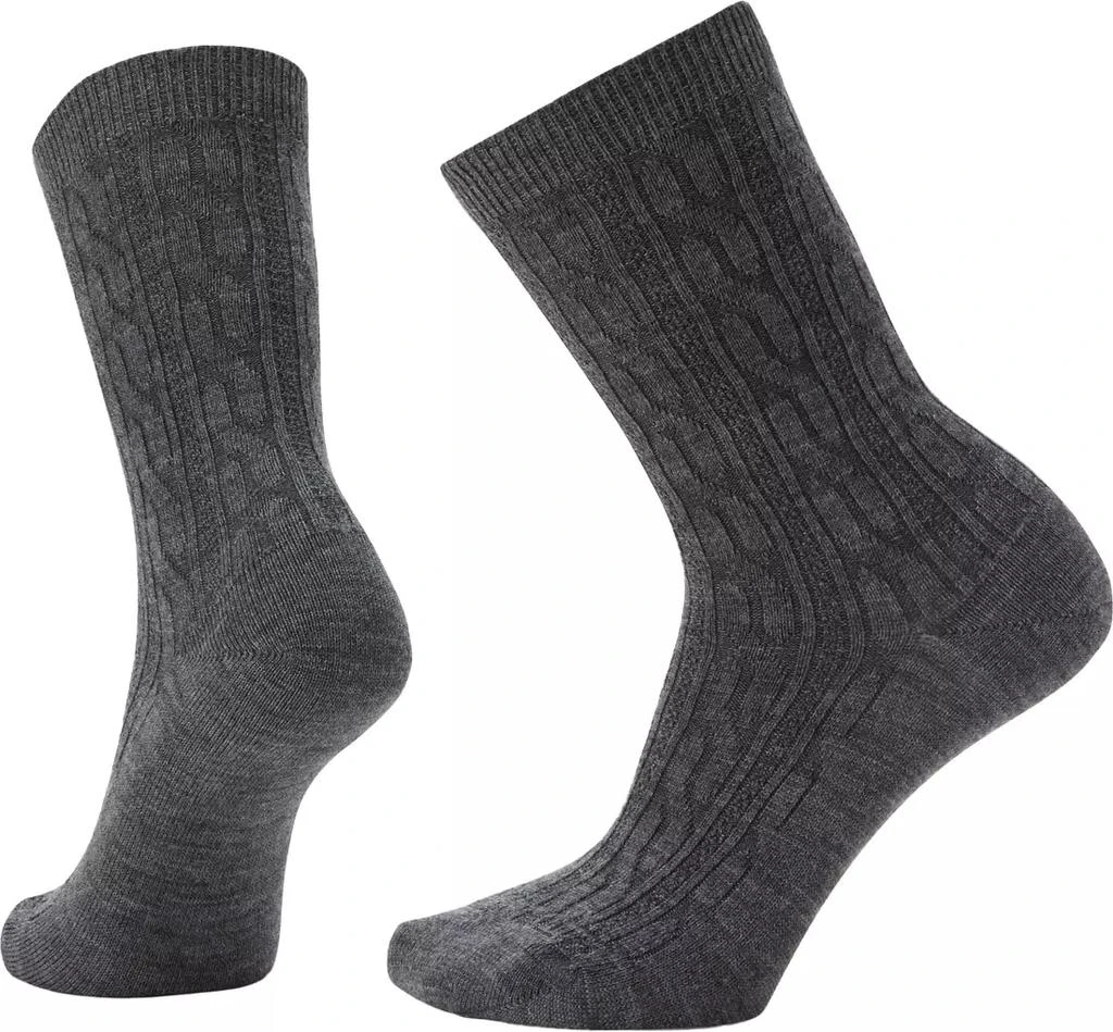 商品SmartWool|SmartWool Women's Everyday Cable Zero Cushion Crew Socks,价格¥91,第1张图片