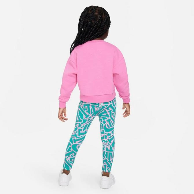 商品NIKE|Girls' Toddler Nike Join The Club Crewneck Sweatshirt and Leggings Set,价格¥391,第2张图片详细描述