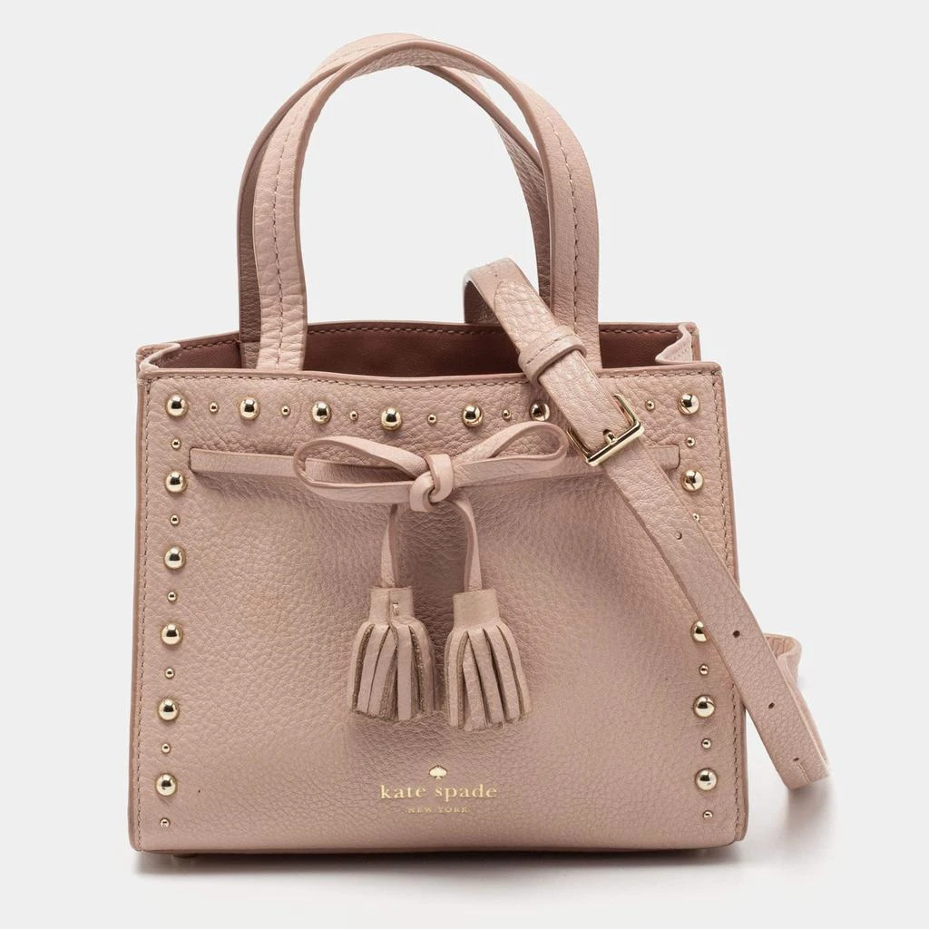 商品[二手商品] Kate Spade|Kate Spade Beige Leather Hayes Street Sam Tote,价格¥1273,第1张图片