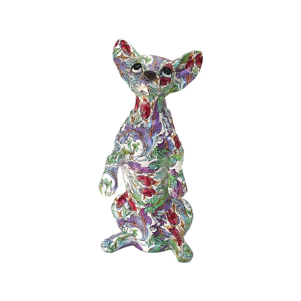 商品Interior Illusion Plus|Interior Illusions Plus Retro Flower Standing Chihuahua - 11.5" tall,价格¥566,第1张图片