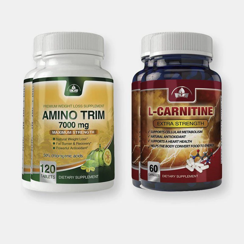 商品Totally Products|Amino Trim and L-Carnitine Combo Pack,价格¥323,第1张图片