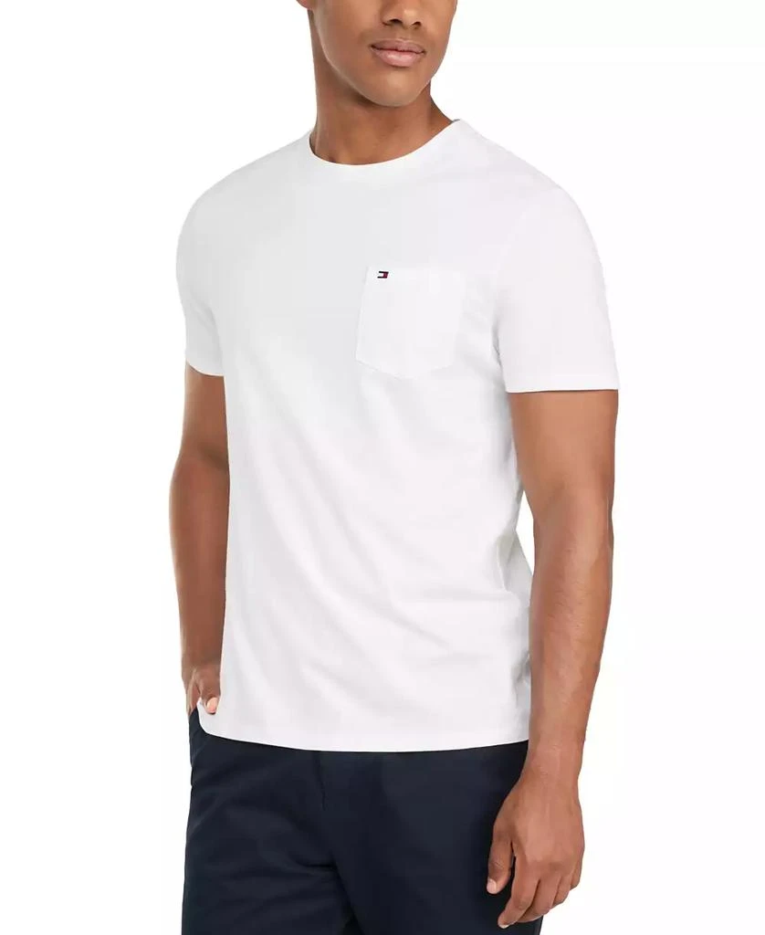 商品Tommy Hilfiger|Men's Big & Tall Tommy Crew Neck Pocket T-Shirt,价格¥302,第1张图片