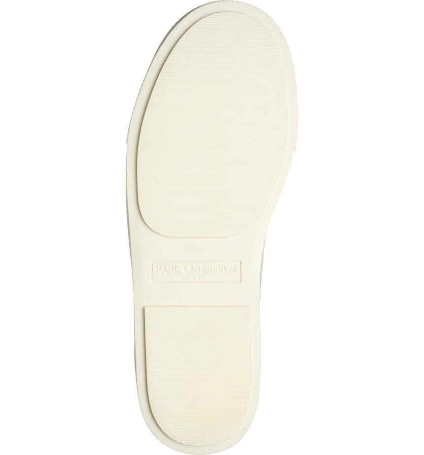 商品Karl Lagerfeld Paris|Chella Leather Logo Patch Sneaker,价格¥566,第5张图片详细描述