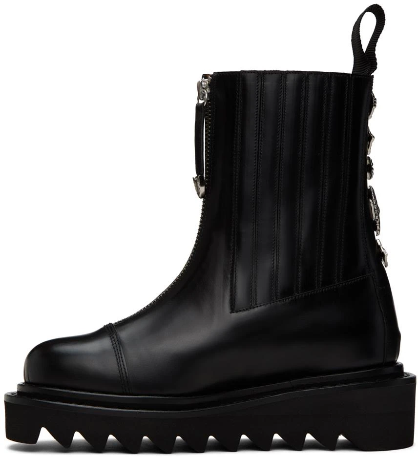 商品Toga Pulla|Black Zip Boots,价格¥1315,第3张图片详细描述