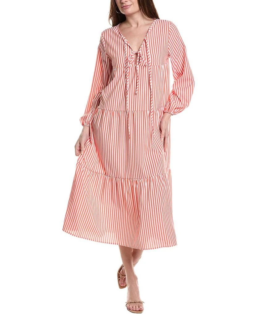 商品Maison Maar|Tiered Midi Dress,价格¥630,第1张图片