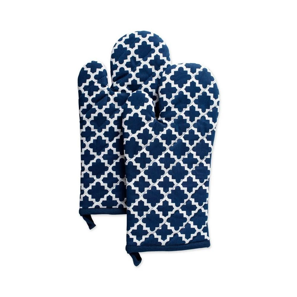 商品Design Imports|Lattice Oven Mitt Set of 2,价格¥116,第1张图片