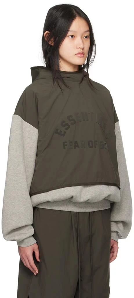 商品Essentials|Gray Bonded Hoodie,价格¥779,第2张图片详细描述