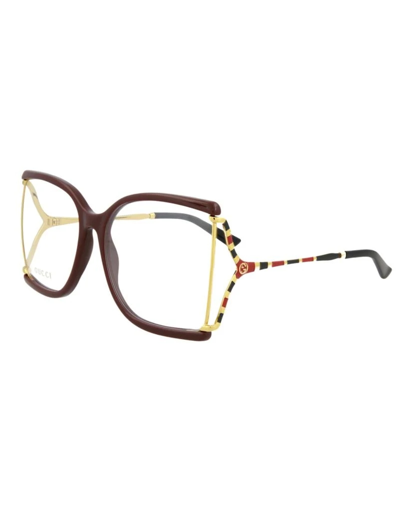 商品Gucci|Oversized-Square Acetate Optical Frames,价格¥952,第2�张图片详细描述