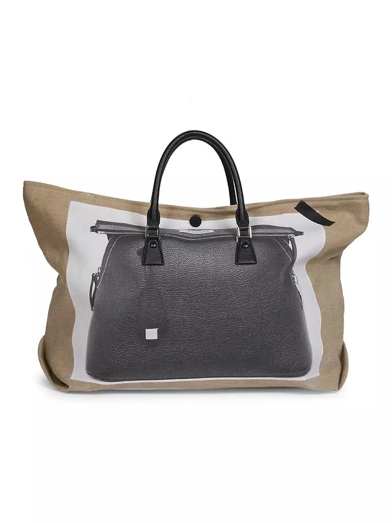 商品MAISON MARGIELA|New Printed Linen Shopper,价格¥9281,第1张图片