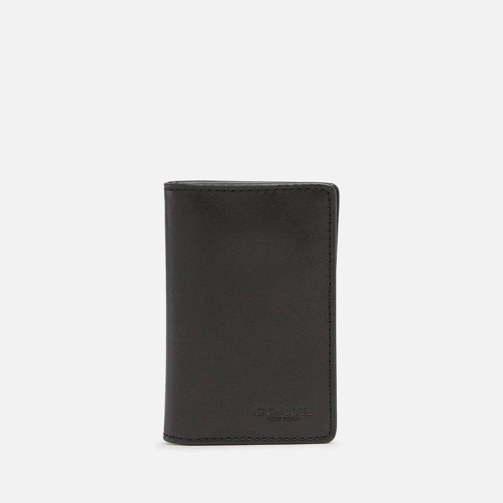 Coach Men's Card Wallet in Sport Calf - Black商品第1张图片规格展示