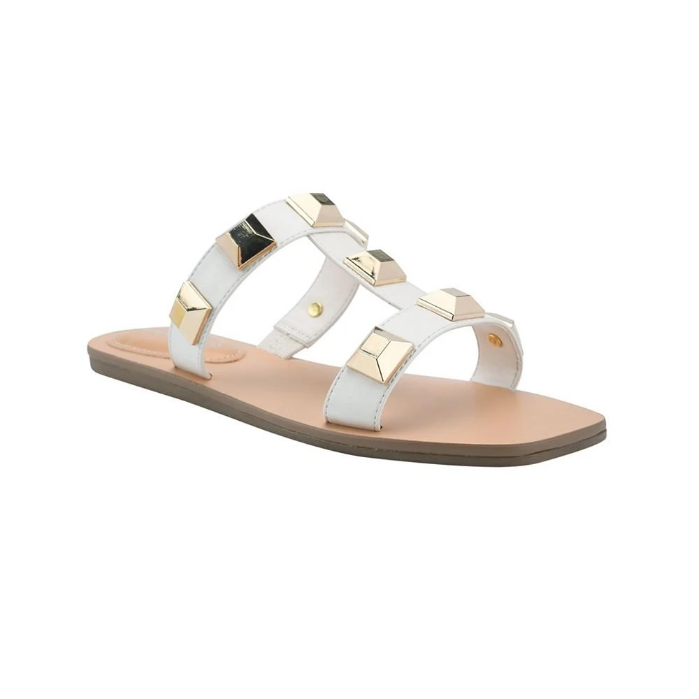 商品Marc Fisher|Women's Bonis Studded Slide Sandals,价格¥208,第1张图片