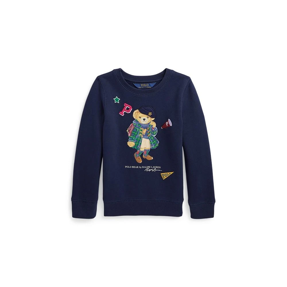 商品Ralph Lauren|Toddler and Little Girls Polo Bear Fleece Sweatshirt,价格¥367,第2张图片详细描述