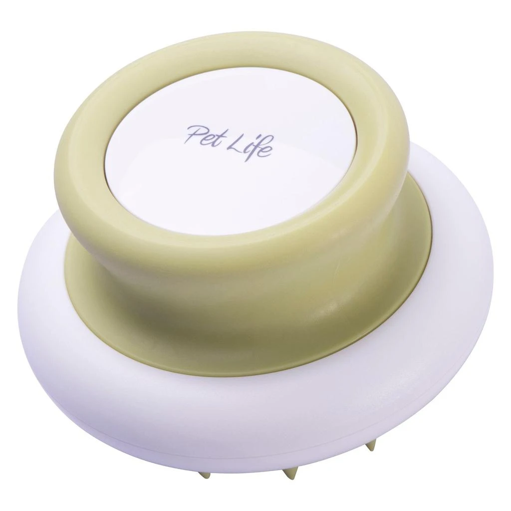 商品Pet Life|'Scwubba' Handheld Bathing Brushing and Massaging Soft Flexible Grooming Pet Comb,价格¥135,第3张图片详细描述